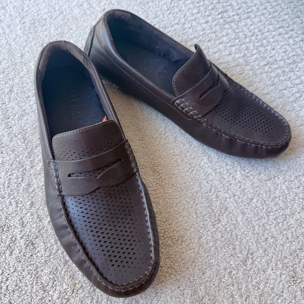 Cole Haan Brown Leather Loafers